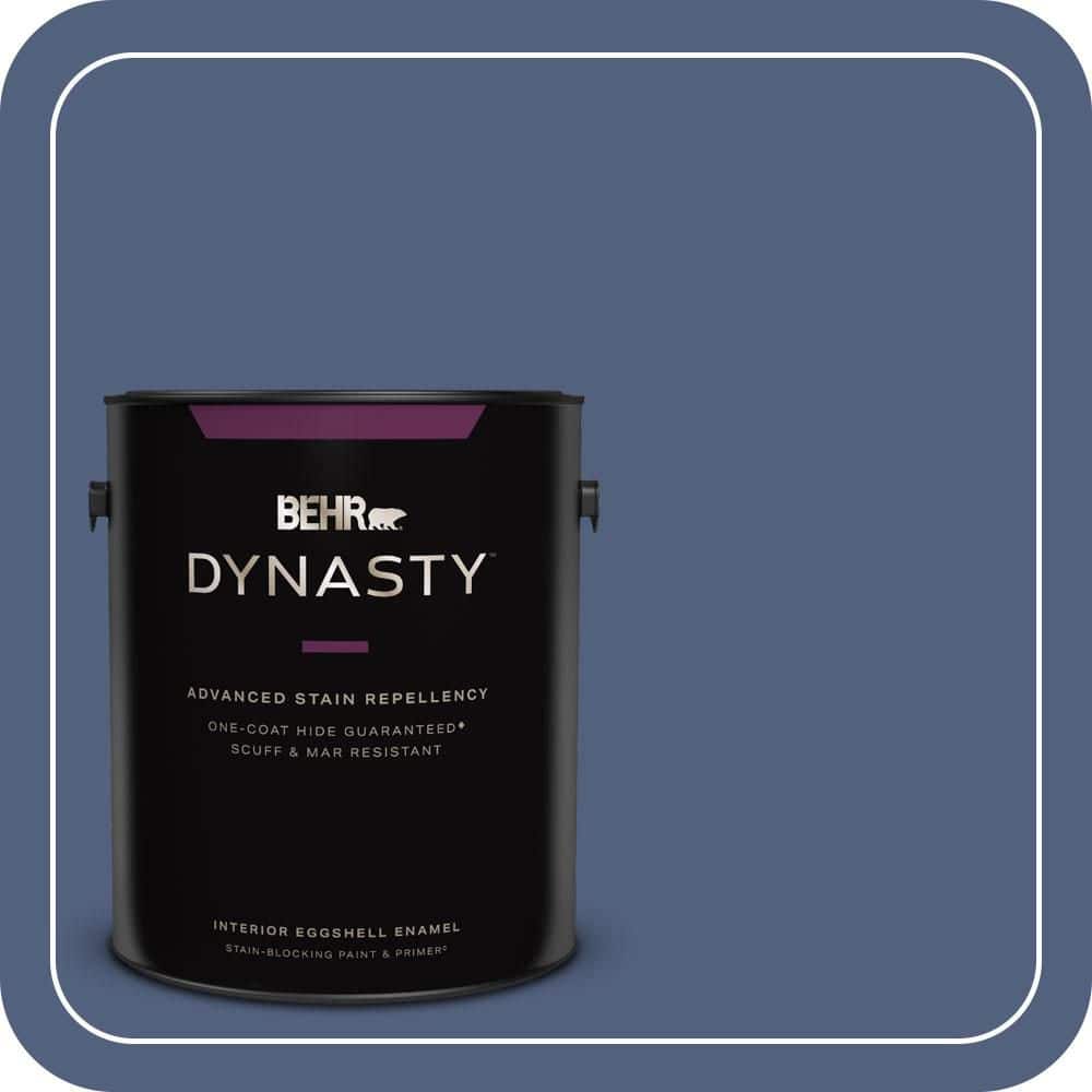 BEHR DYNASTY 1 gal. #MQ5-15 Award Night One-Coat Hide Eggshell Enamel Interior Stain-Blocking Paint & Primer