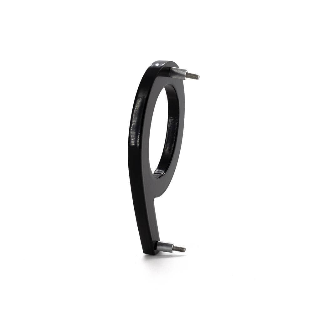 Montague Metal Products 16 in. Black Aluminum Floating or Flat Modern House Number 9 (3)