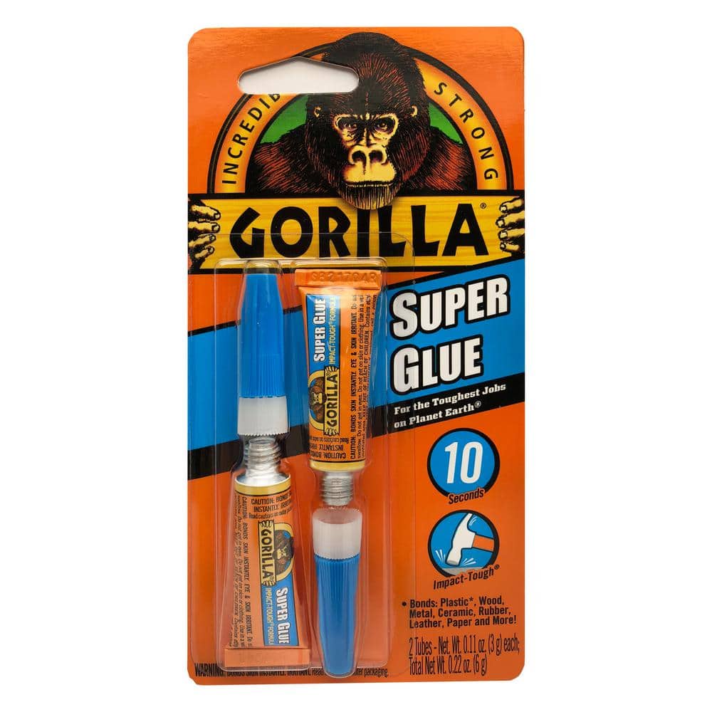 Gorilla 4-3g Super Glue Tubes