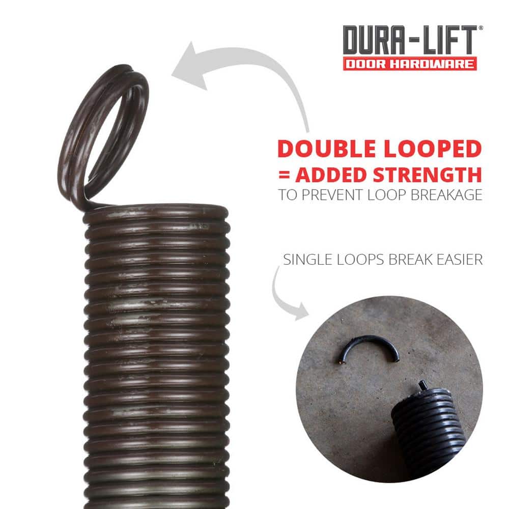 DURA-LIFT 160 lb. Heavy Duty Extension Garage Door Spring (2-Pack) (3)