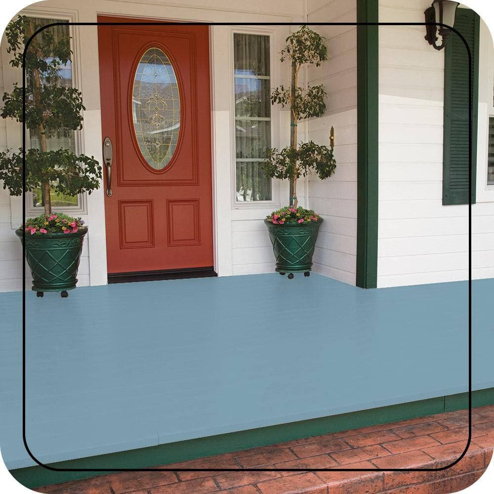 BEHR PREMIUM #S490-3 Low-Lustre Enamel Interior/Exterior Porch and Patio Floor Paint (2)