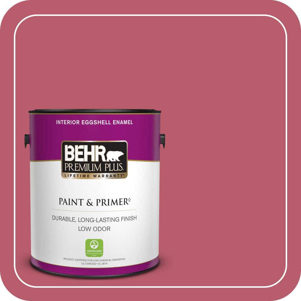 BEHR PREMIUM PLUS 1 gal. #MQ1-06 Sensuous Eggshell Enamel Low Odor Interior Paint & Primer