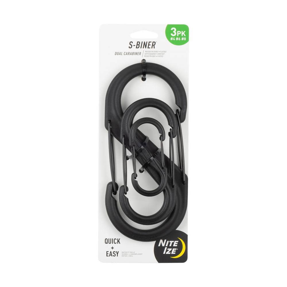 Nite Ize Plastic S-Biner #4, #6, #8 Combo