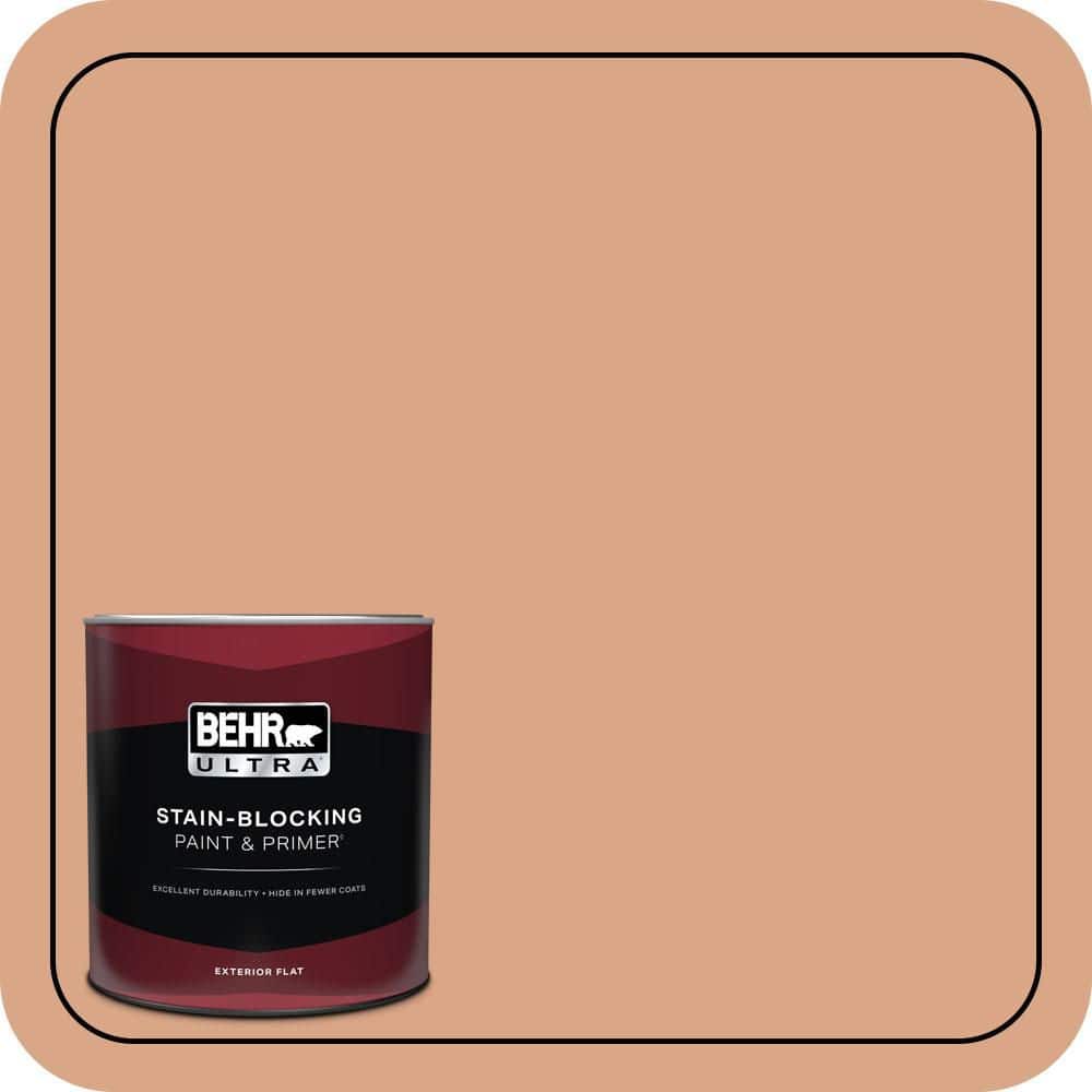 BEHR ULTRA 1 qt. #PPU3-10 Nairobi Dusk Flat Exterior Paint & Primer