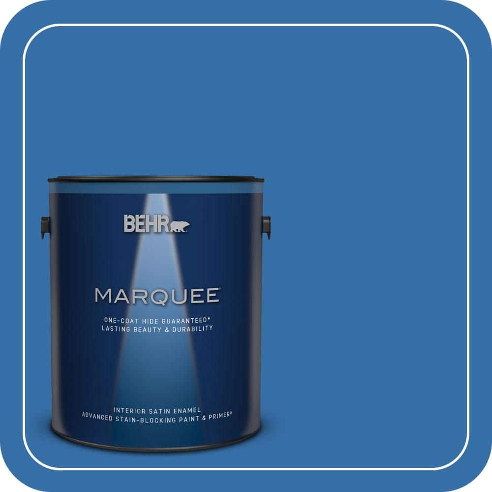 BEHR PREMIUM PLUS #P520-6 Mega Blue Flat & Primer (1)