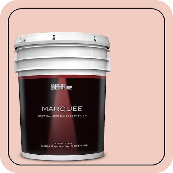 BEHR PREMIUM PLUS #200E-2 Salmon Tint Exterior Stain-Blocking Paint & Primer (4)