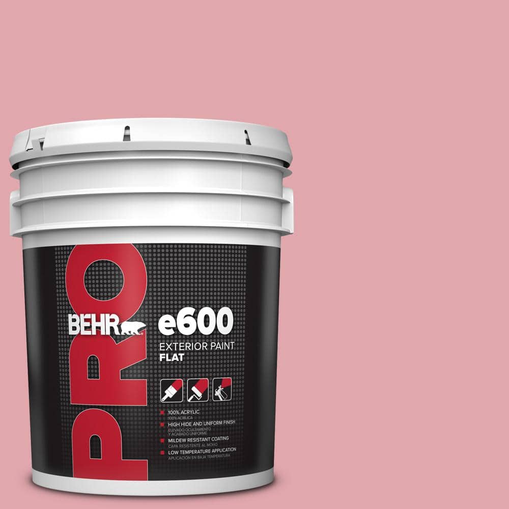 BEHR PRO 5 gal. #M150-3 Apple Blossom Flat Paint
