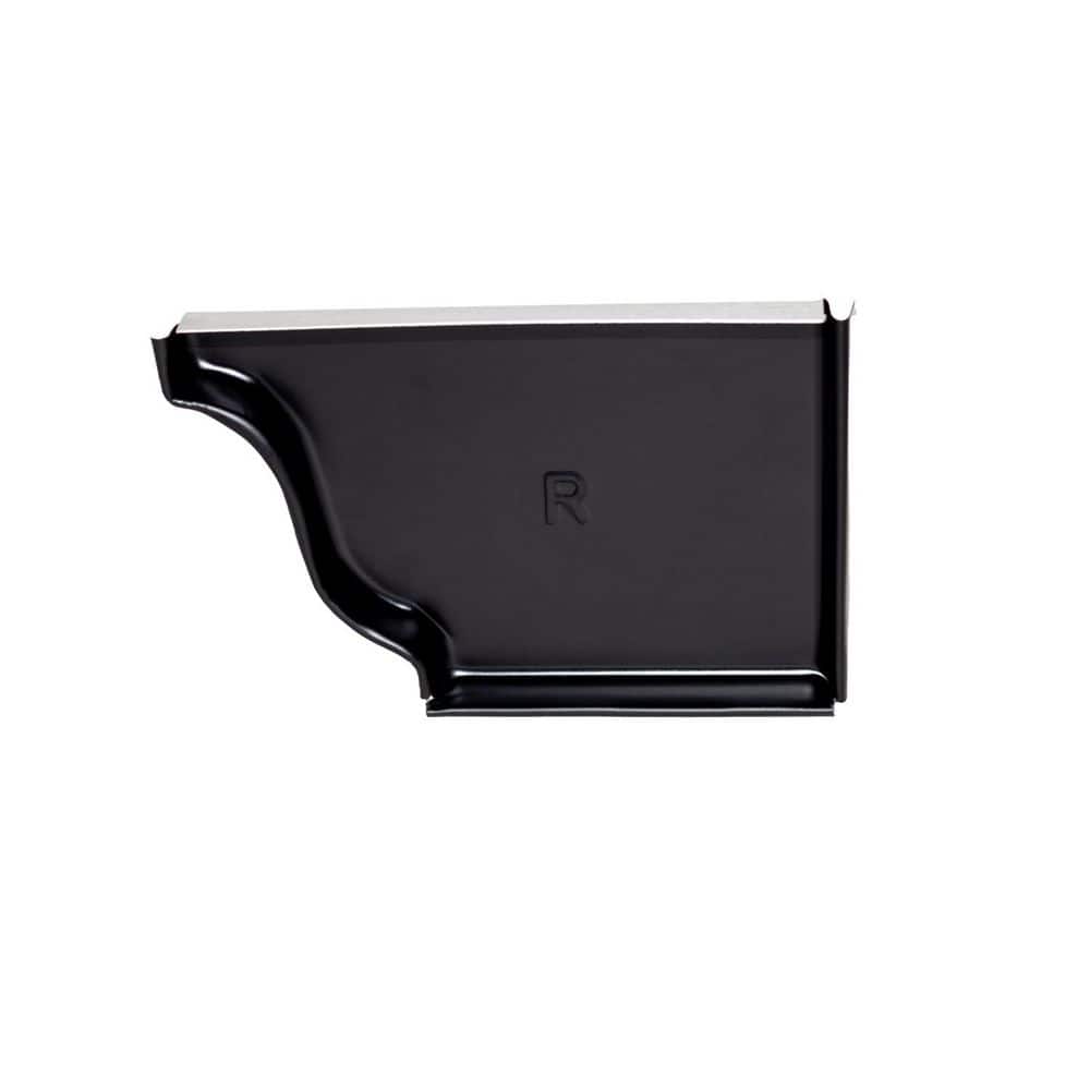 Spectra Pro Select 5 in. Black Aluminum Right End Cap