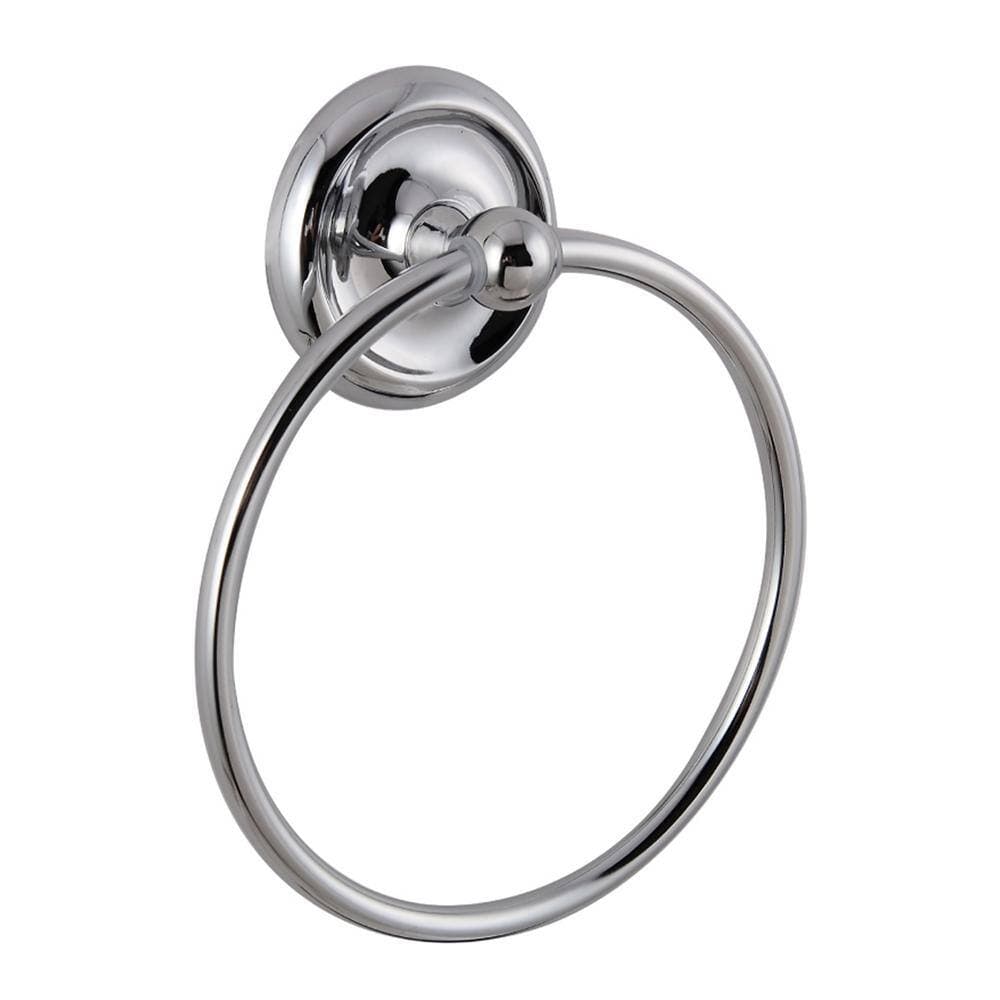 Unbranded Fall River Wall Mounted Towel Ring in Chrome (2)
