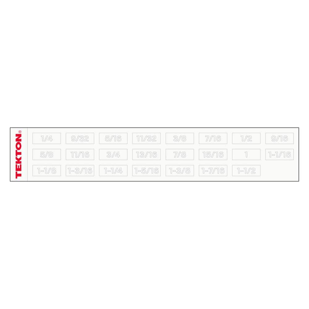TEKTON 1/4-3/4 in. Angle Head Open End Wrench Set with Modular Wrench Organizer (11-Piece) (3)