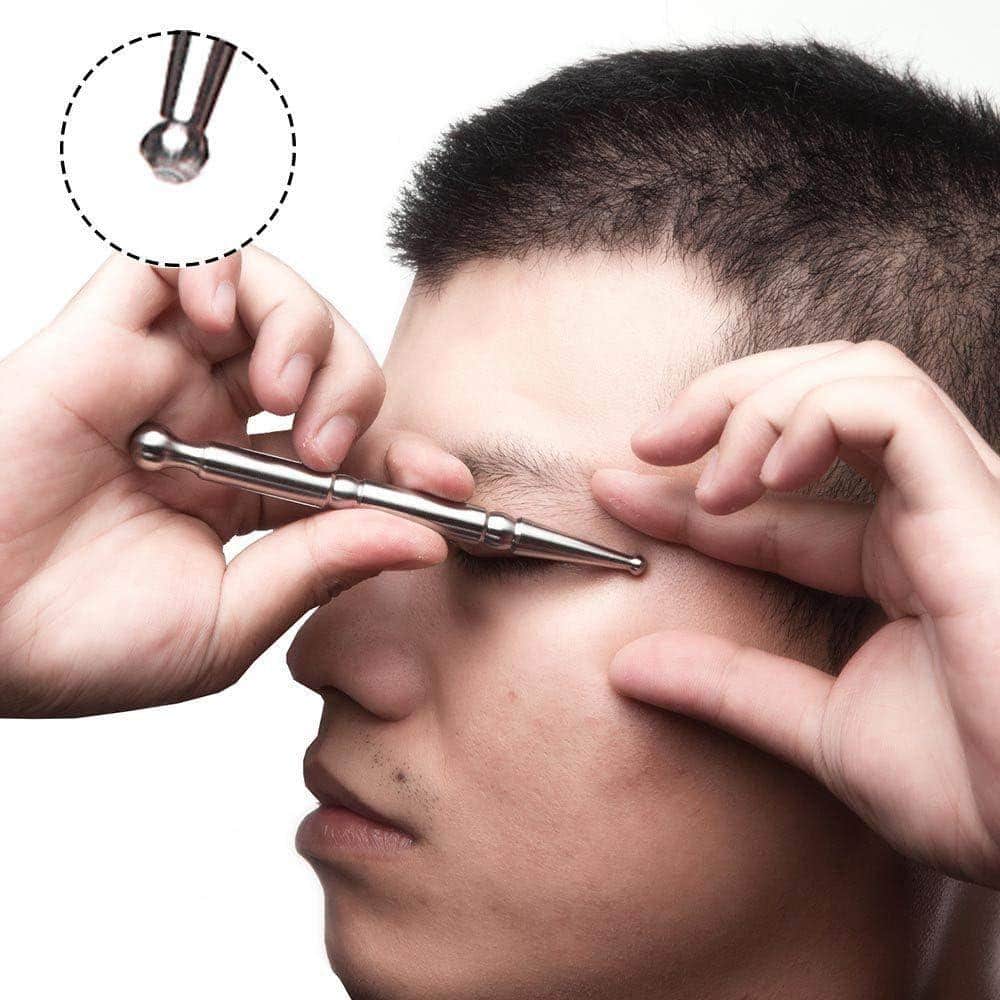 Justincity Stainless Steel Manual Acupuncture Pen Deep Tissue Massage Tool Trigger Point Therapy Full Body Relaxing (3)