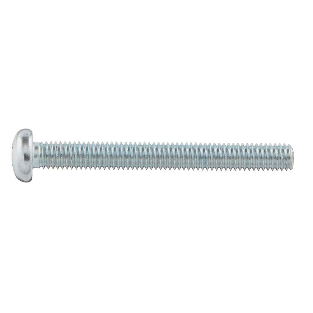 Everbilt M5-0.8x45mm Zinc Pan Head Phillips Drive Machine Screw 2-Pieces (3)