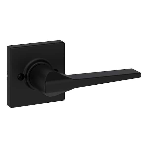 Kwikset Hollis Matte Black Half-Dummy Door Lever (2)