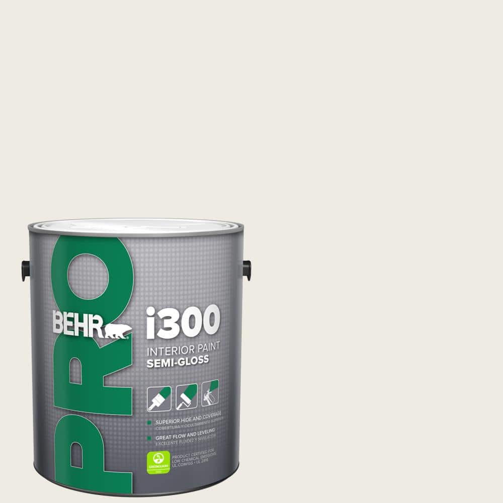 BEHR PRO 1 gal. #GR-W08 Arcade White Semi-Gloss Interior Paint