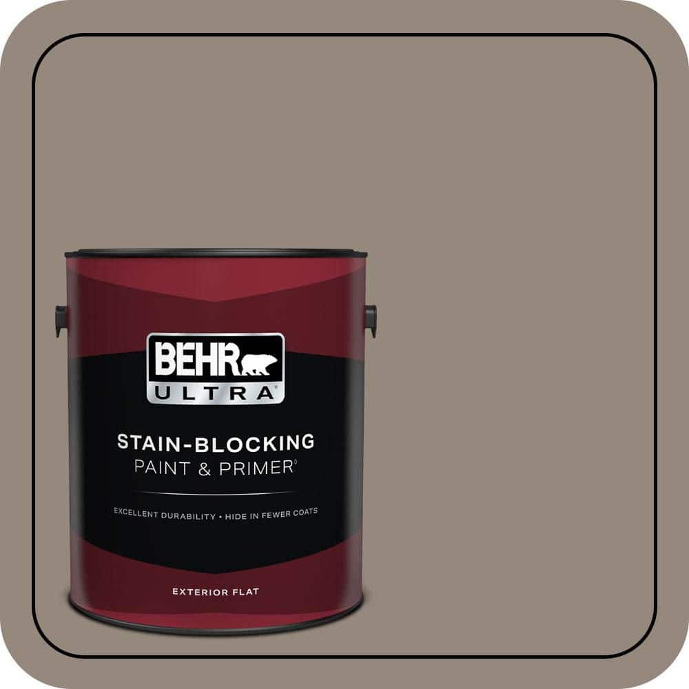 BEHR ULTRA 1 gal. #MQ2-57 Art District Flat Exterior Paint & Primer