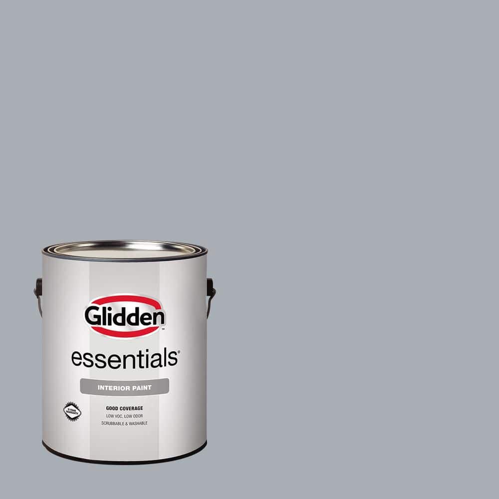 Glidden Essentials 1 gal. PPG0993-3 Gosling Gray Semi-Gloss Interior Paint