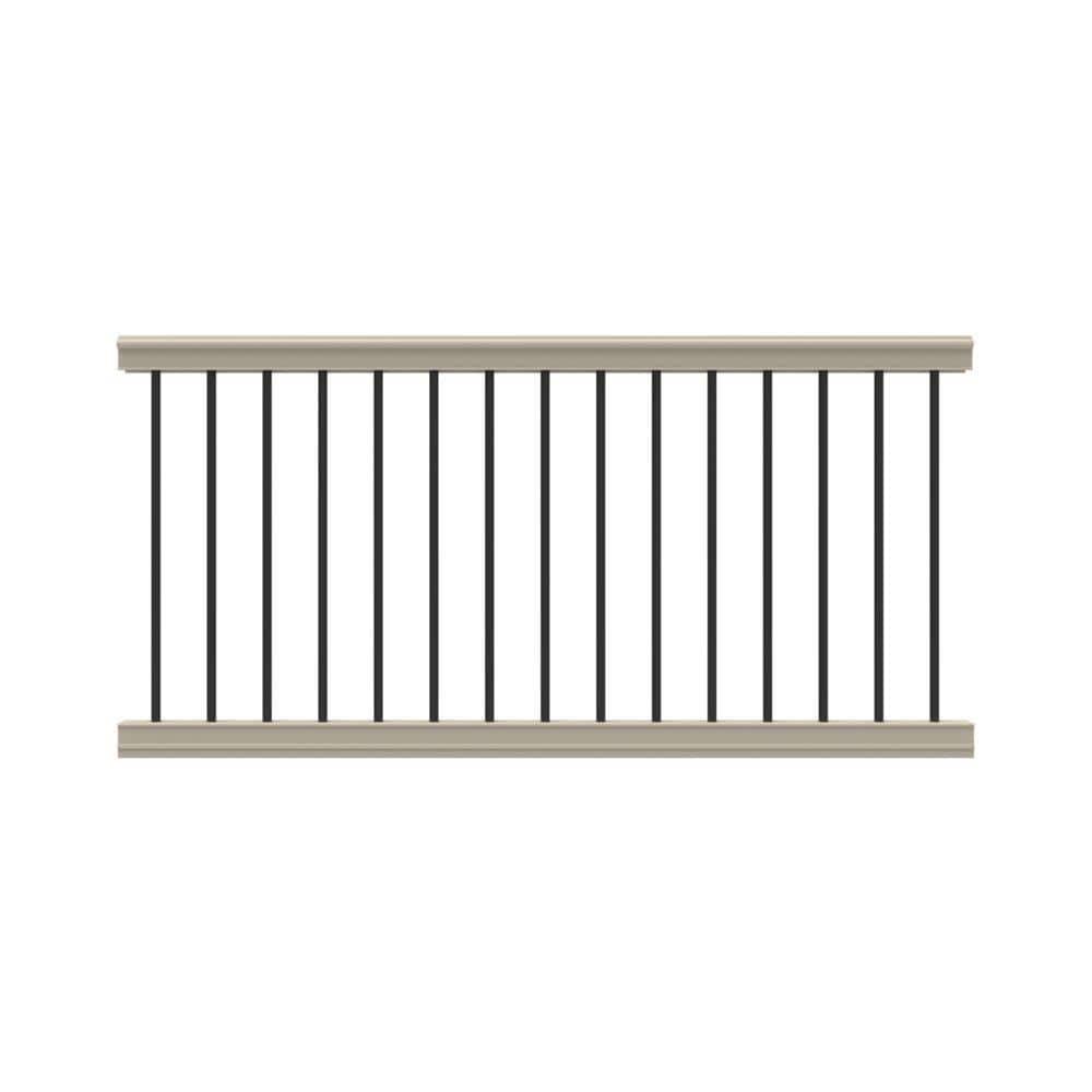 Barrette Outdoor Living Bella Premier Series 6 ft. x 36 in. Clay Vinyl Level Rail Kit with Aluminum Balusters (1)