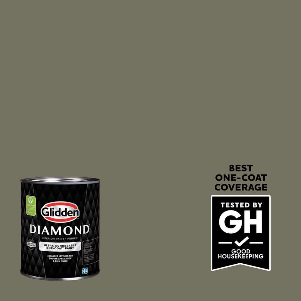 Glidden Diamond 1 qt. PPG1029-6 Organic Eggshell Interior Paint with Primer