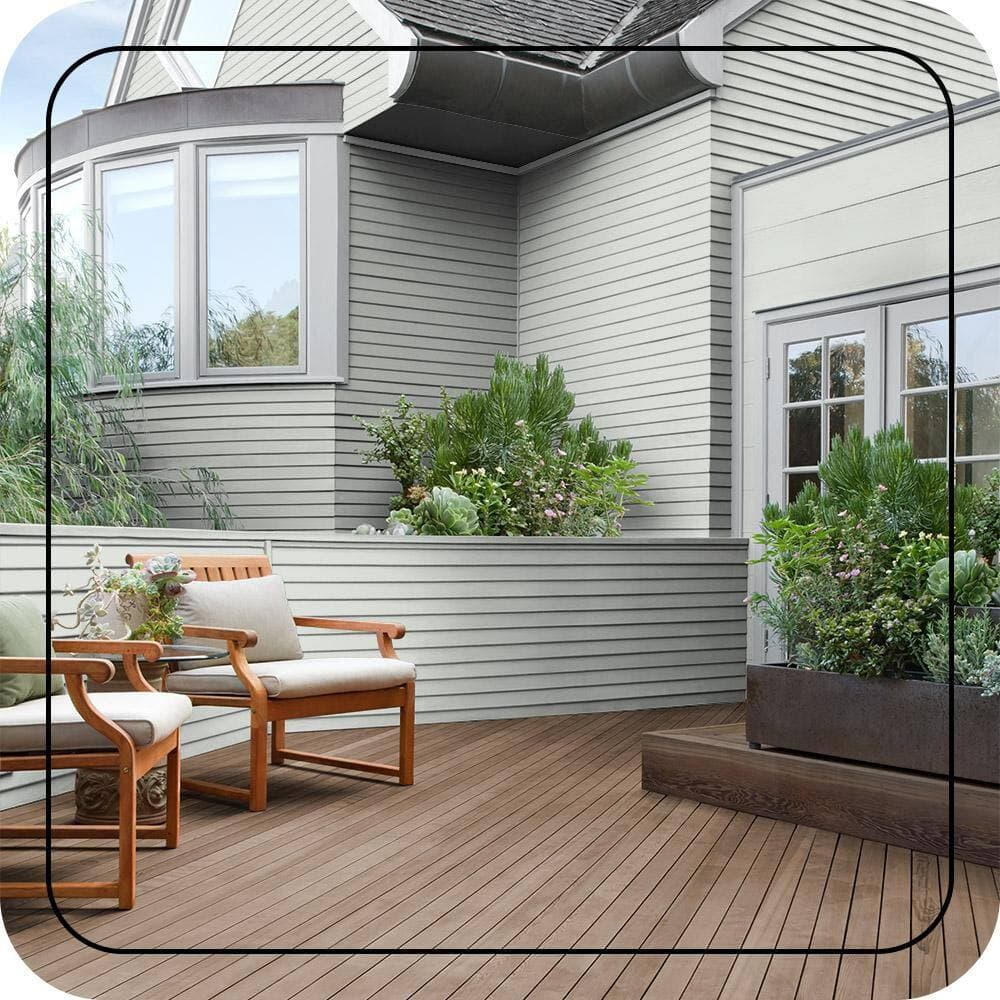 BEHR #PWN-67 Color House and Fence Exterior Wood Stain (3)