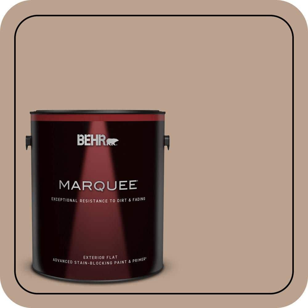 BEHR MARQUEE 1 gal. #T15-17 Mocha Foam Flat Exterior Paint & Primer (1)