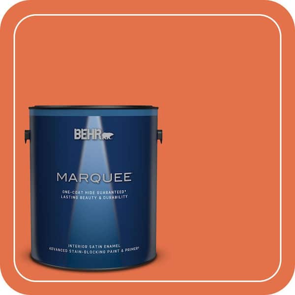 BEHR PREMIUM PLUS #HDC-SM16-03 Mai Tai Enamel Low Odor & Primer (2)