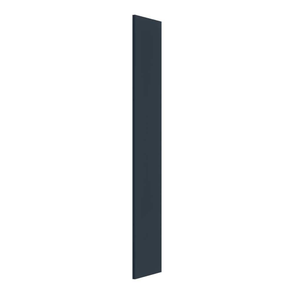 Hampton Bay Avondale/Leyton 12 in. W x 60 in. H Wall Cabinet Bottom Cover Panel in Ink Blue
