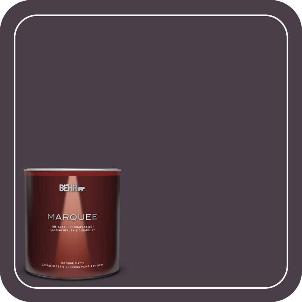 BEHR MARQUEE 1 qt. #PPU17-20 Eclectic Purple Matte Interior Paint & Primer