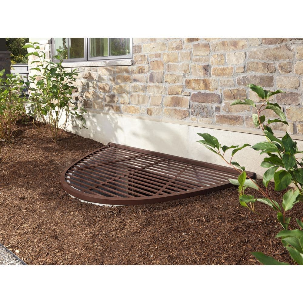 SHAPE PRODUCTS Rockwell Series 66 in. W x 44 in. D Aluminum Grate Window Well Cover (2)