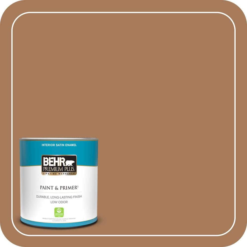 BEHR PREMIUM PLUS #260F-6 Smokey Topaz Enamel Low Odor & Primer (1)