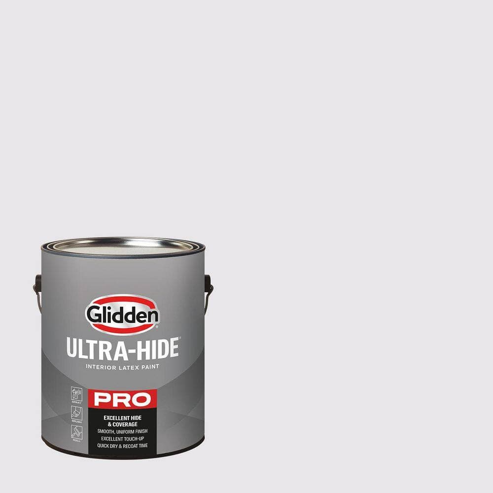 Glidden Ultra-Hide 1 gal. PPG1247-1 Orchid Mist Eggshell Interior Paint (1)
