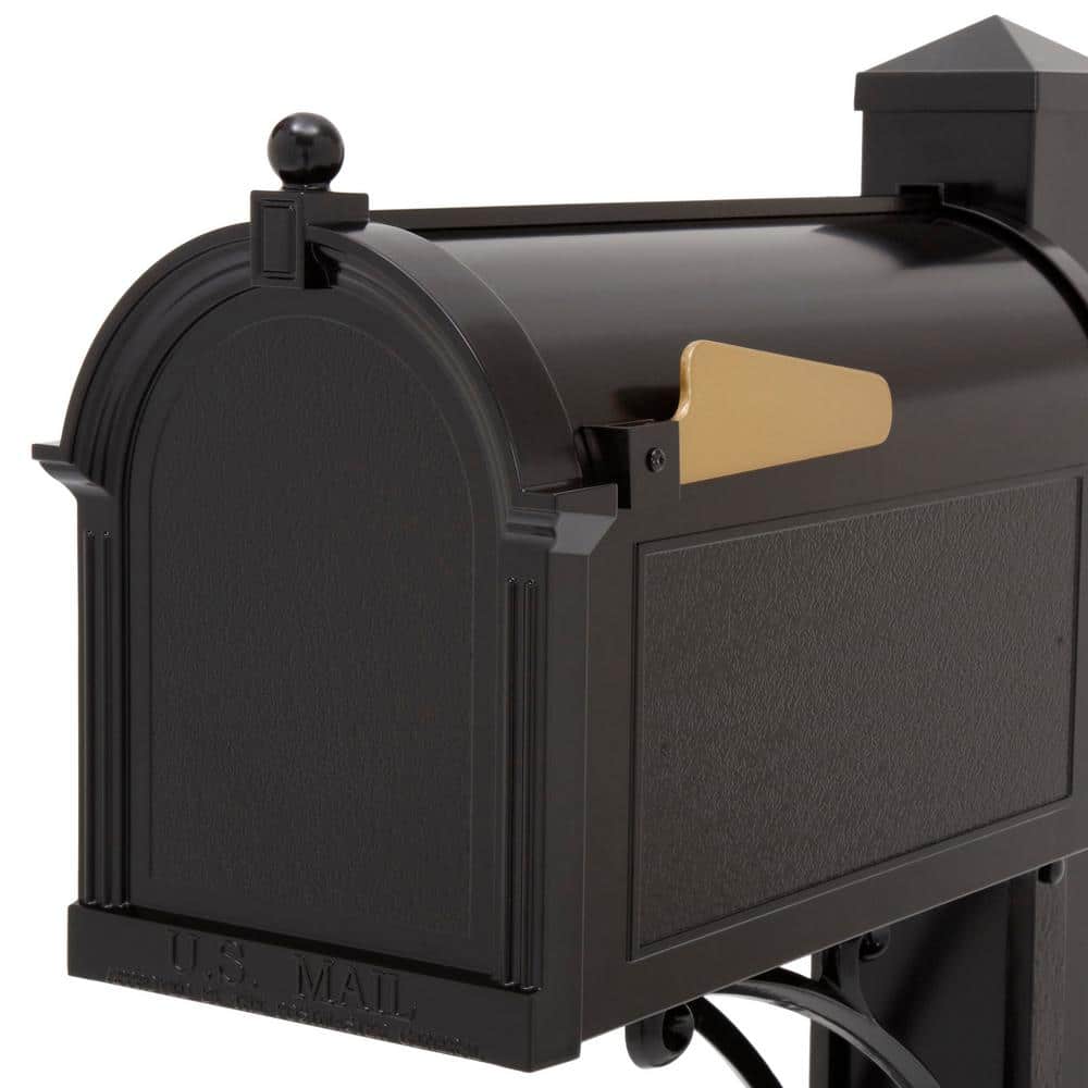 Whitehall Products Superior Black Streetside Mailbox (2)