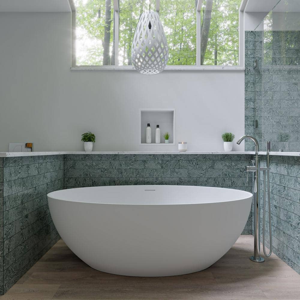 ALFI BRAND Matte White 16 in. x 16 in. Stainless Steel Niche (2)
