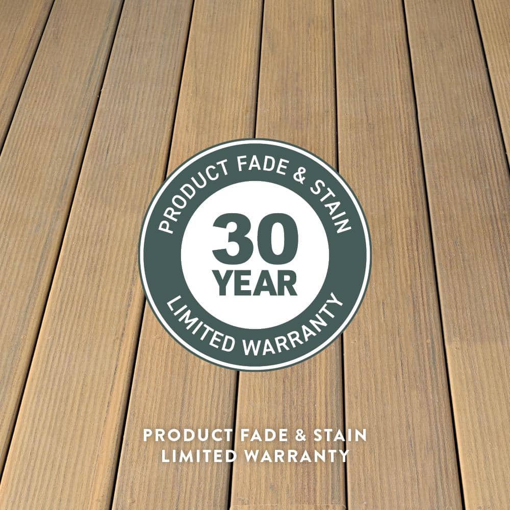 TimberTech Legacy 1 in. 6 in. 1 ft. Square Edge Composite Decking Board Sample (4)
