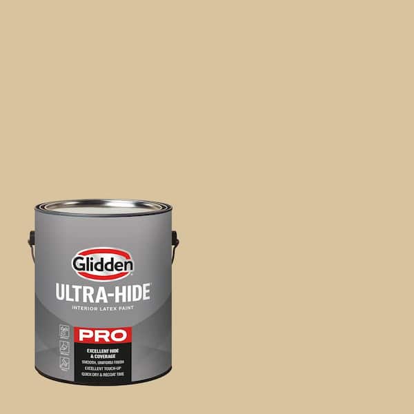 Glidden Ultra-Hide 1 gal. PPG1095-4 Golden Ecru Satin Interior Paint (2)