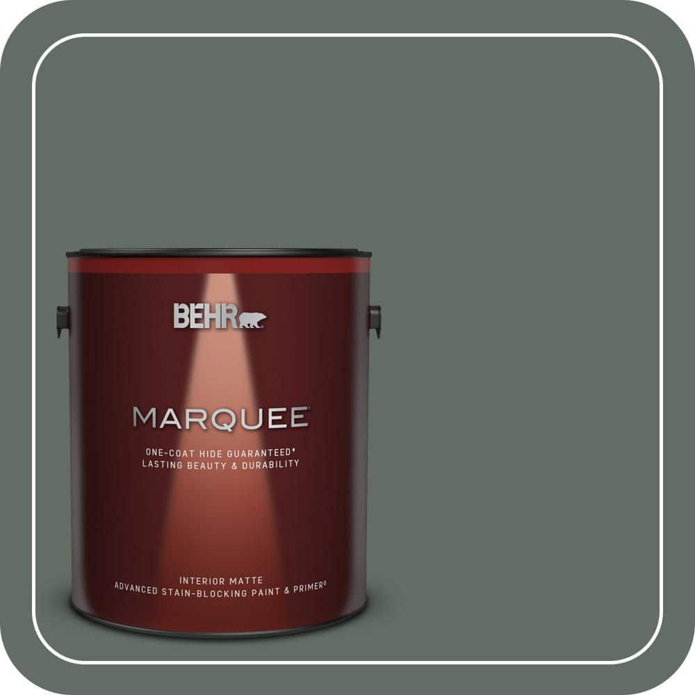 BEHR MARQUEE 1 gal. #700F-6 Dense Shrub Matte Interior Paint & Primer