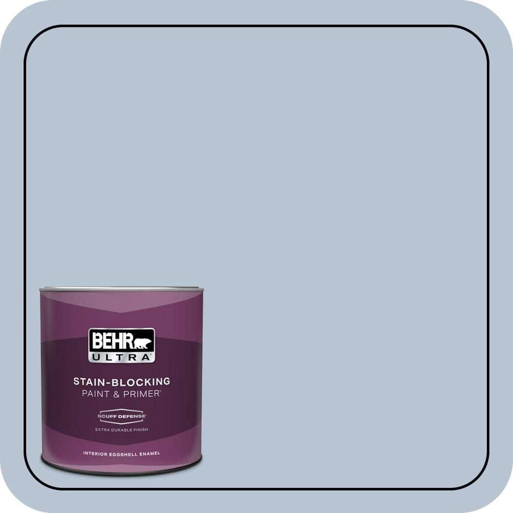 BEHR ULTRA 1 qt. #590E-3 Hyacinth Tint Extra Durable Eggshell Enamel Interior Paint & Primer