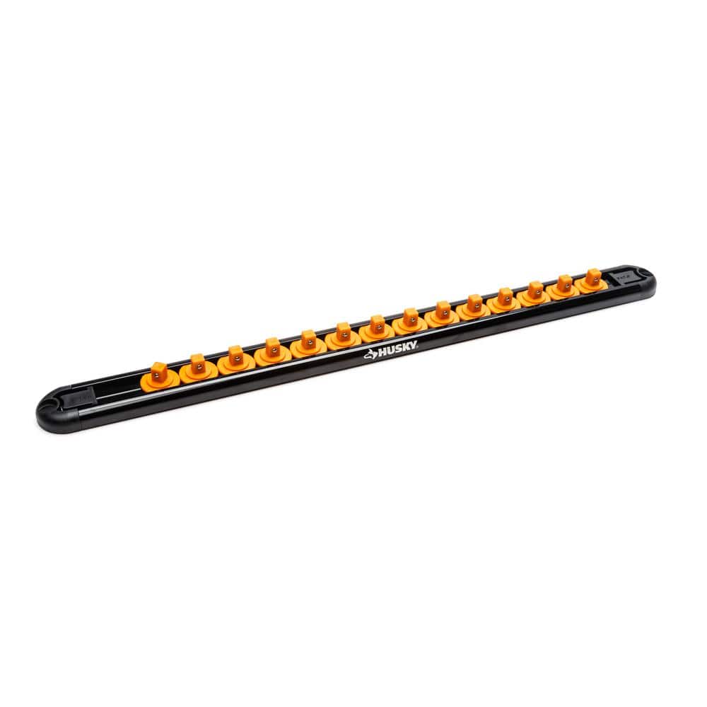 Husky 1/4 in. Drive Swivel Magnetic Socket Rail (3)