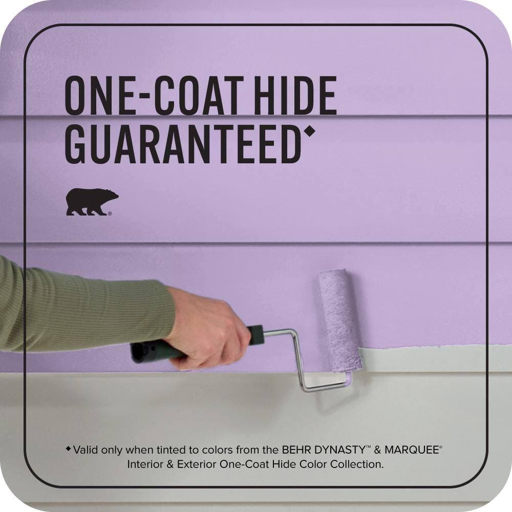 BEHR MARQUEE 1 gal. #MQ4-59 Purple Gladiola Satin Enamel Exterior Paint & Primer (3)