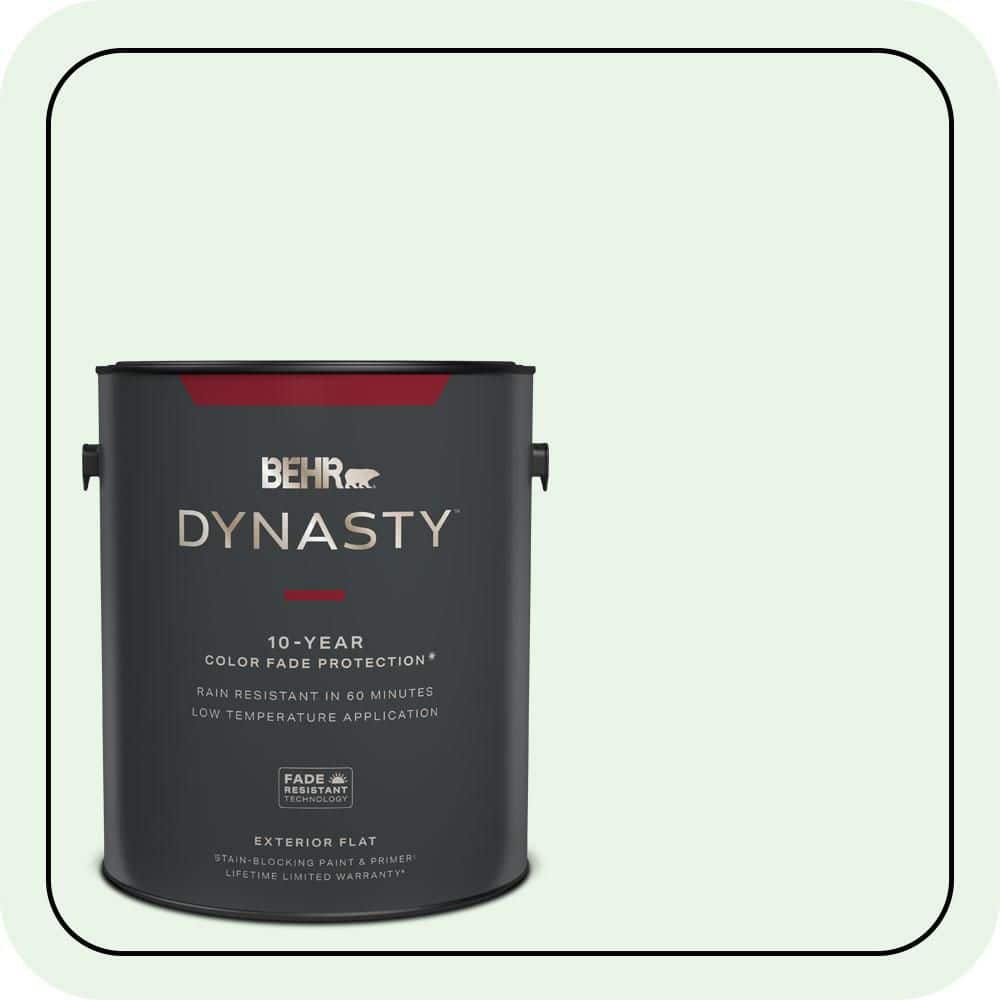 BEHR DYNASTY 1 gal. #460A-1 Bubble Flat Exterior Stain-Blocking Paint & Primer