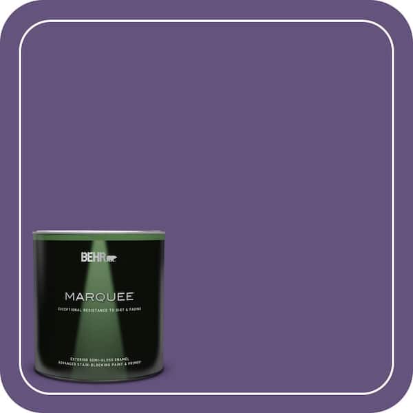 BEHR MARQUEE 1 qt. #S-G-650 Berry Syrup Semi-Gloss Enamel Exterior Paint & Primer (2)