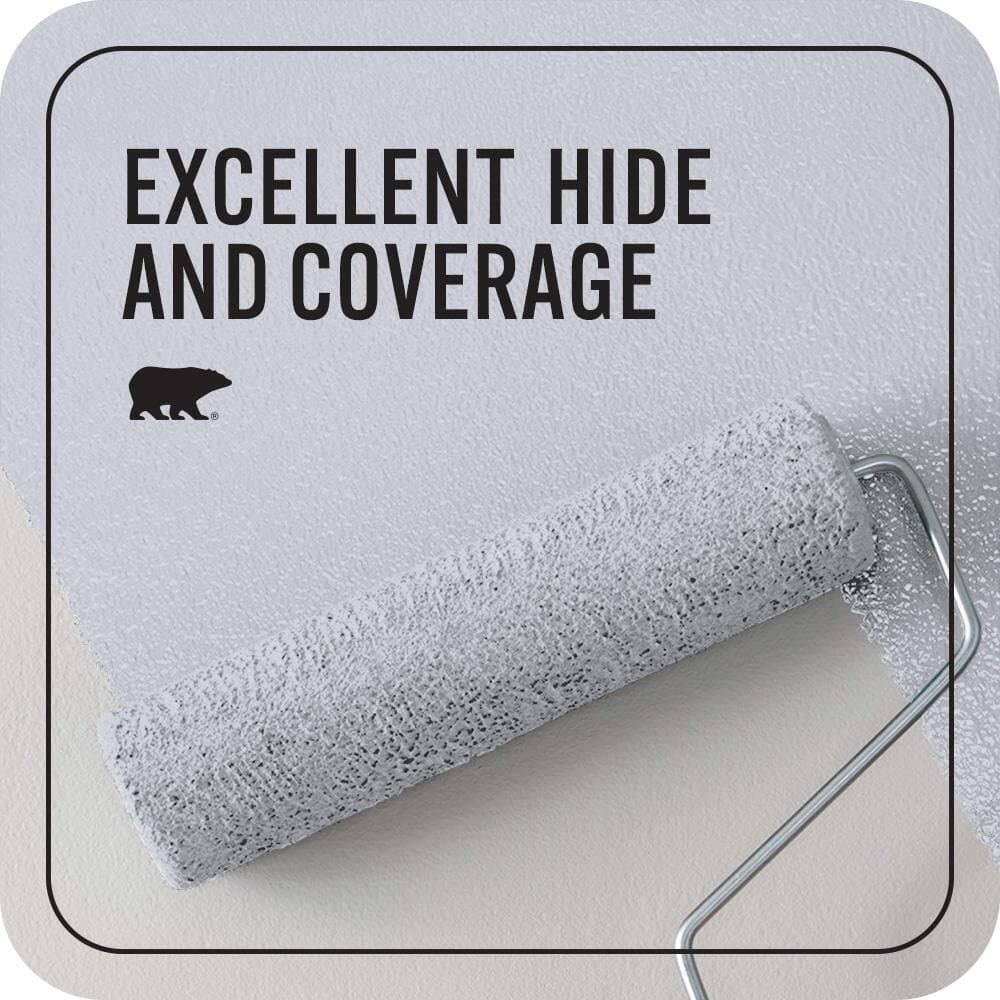 BEHR PREMIUM PLUS 1 qt. #620E-2 Naturally Calm Flat EcoMix Plant-Based Interior Paint & Primer (2)