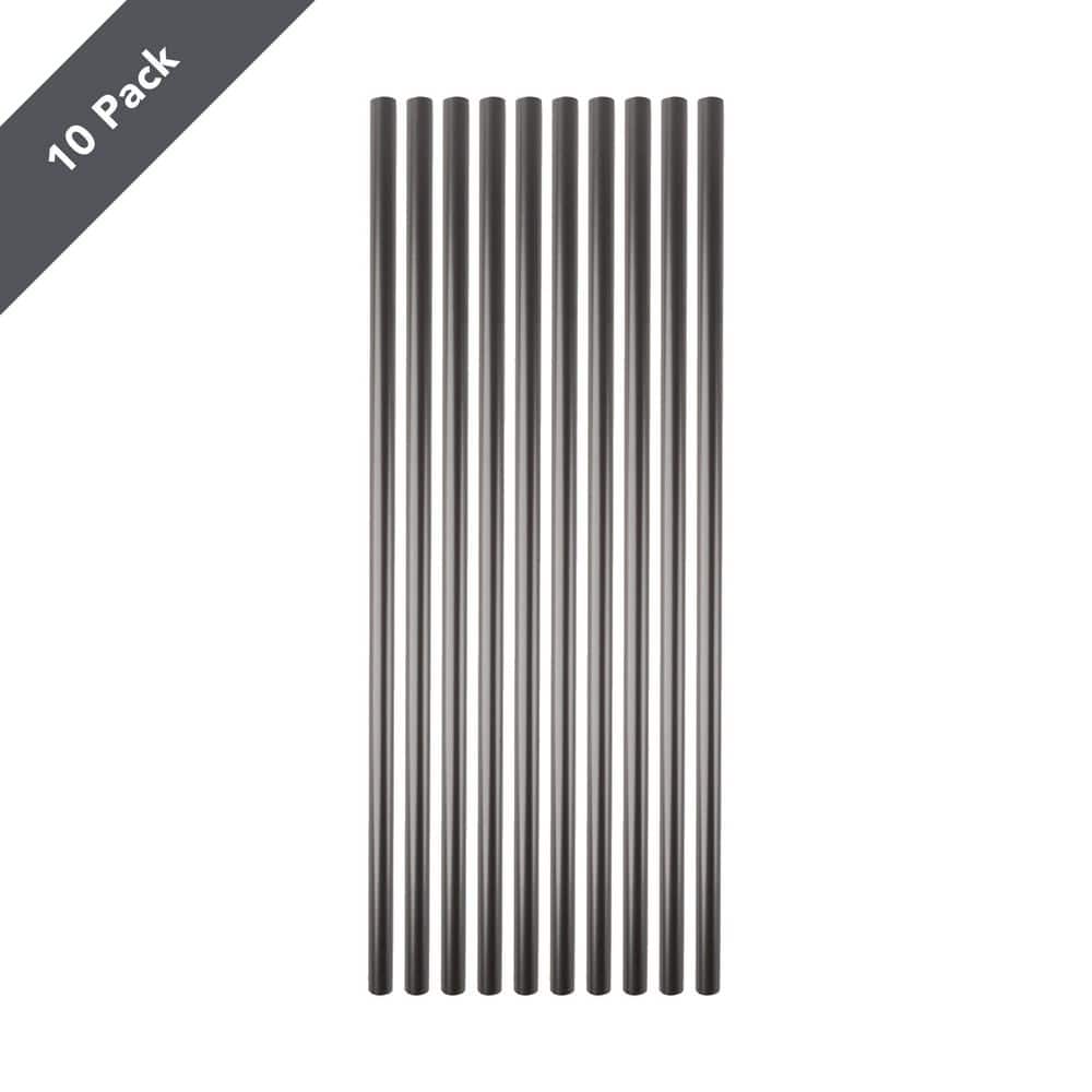 Deckorators 3/4 in. x 3/4 in. x 32 in. Bronze Aluminum Round Classic Baluster (10-Pack) (1)