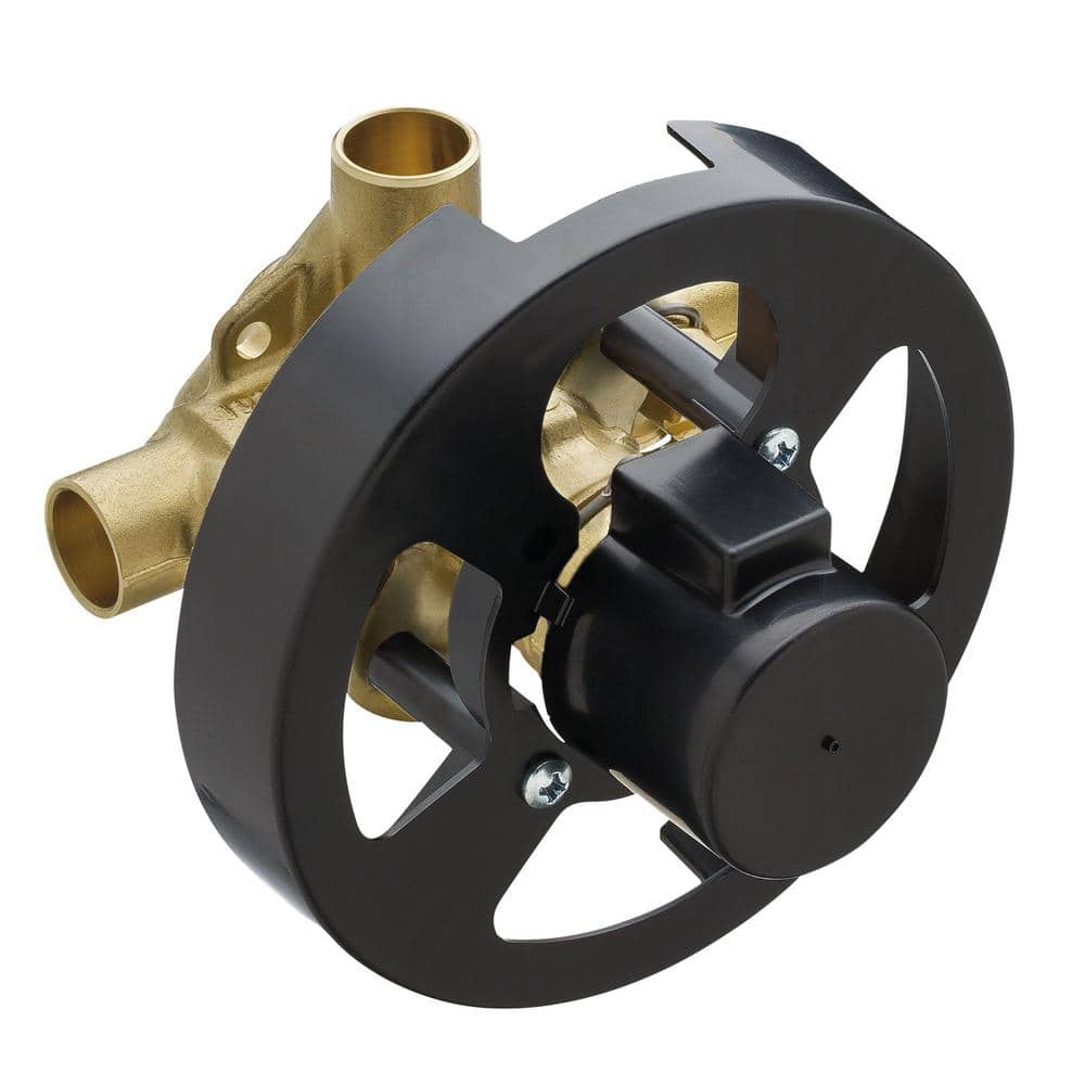 MOEN Brass Rough-In Posi-Temp Pressure-Balancing Cycling Tub and Shower Valve with Stops - 1/2 in. CC Connection (3)