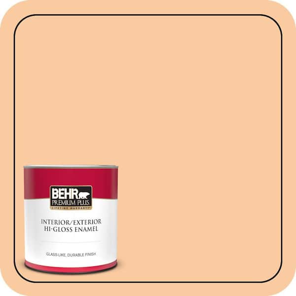 BEHR PREMIUM PLUS #290C-3 Chai Latte Enamel Low Odor & Primer (4)