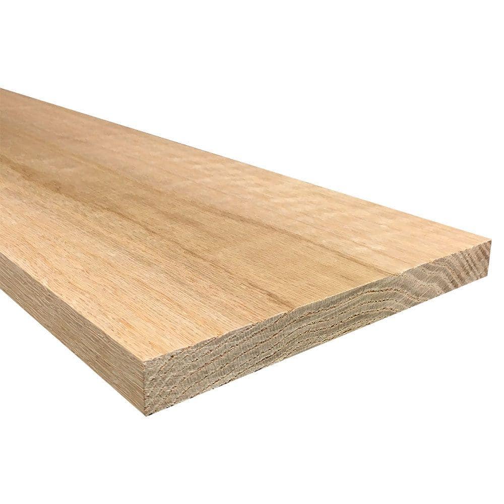 Weaber 1 in. x 8 in. x Random Length S4S Oak Board (1)