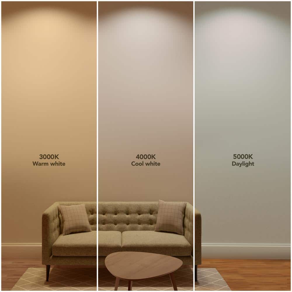 Commercial Electric 1-Pack 1 ft. x 4 ft. 40-Watt Dimmable White Integrated LED 4000 Lumens Frameless Flat Panel with Color Change 3CCT (3)