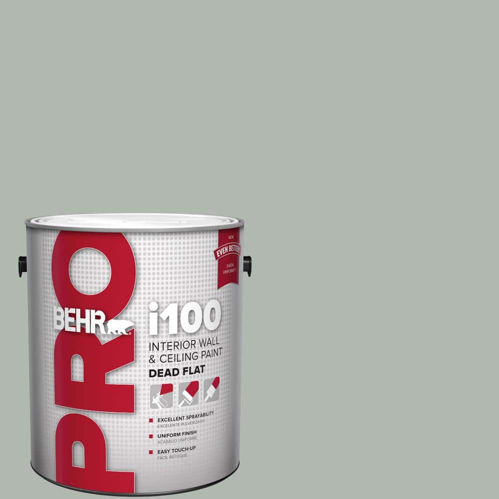 BEHR PRO 1 gal. #PPU12-14 Verdigris Dead Flat Interior Paint