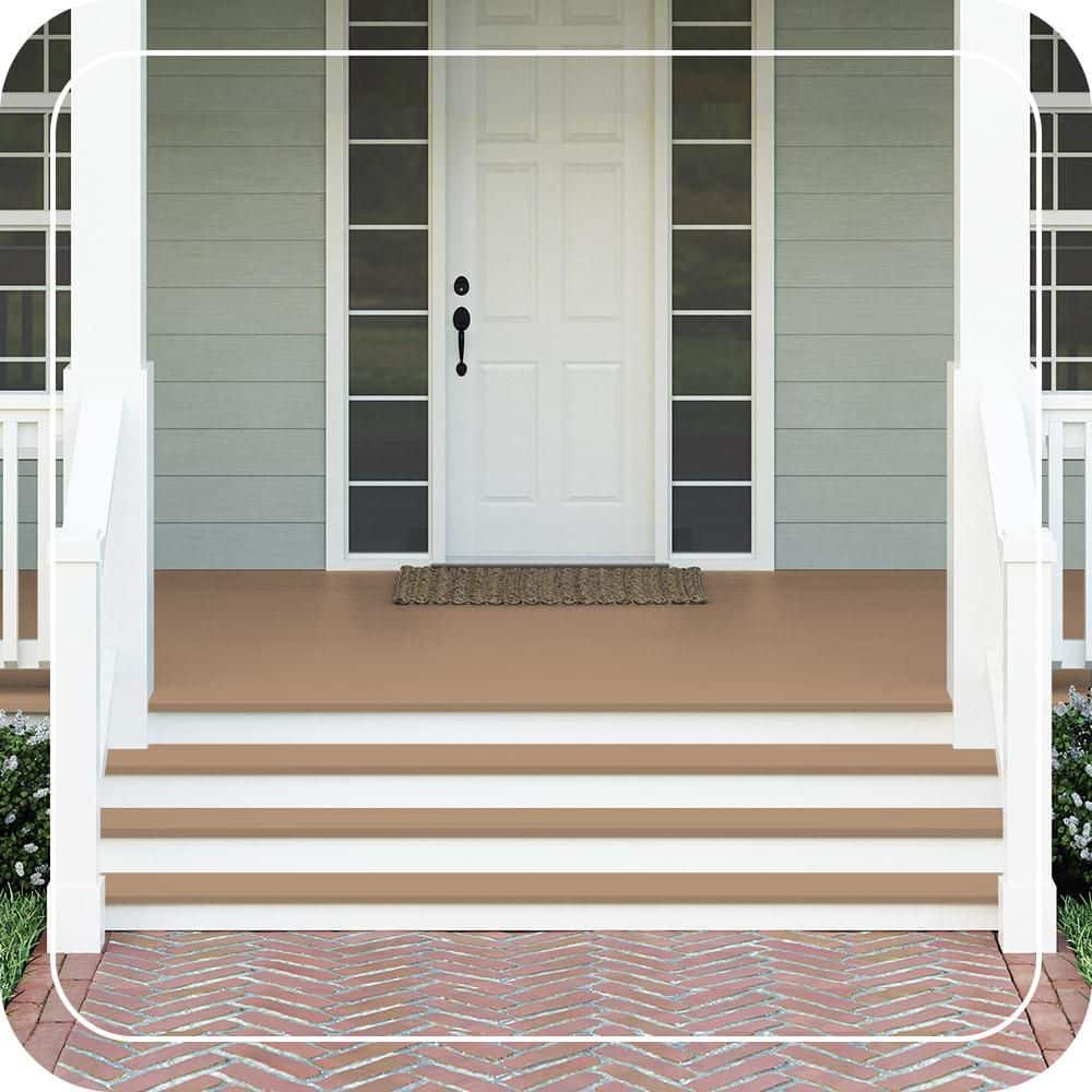 BEHR PREMIUM #MS-17 Textured Low-Lustre Enamel Interior/Exterior Porch and Patio Anti-Slip Floor Paint (2)
