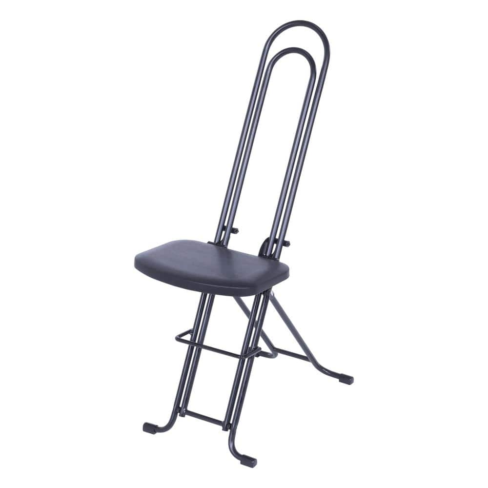 Vestil 18 in. to 33 in H Ergonomic Work Seat/Chair