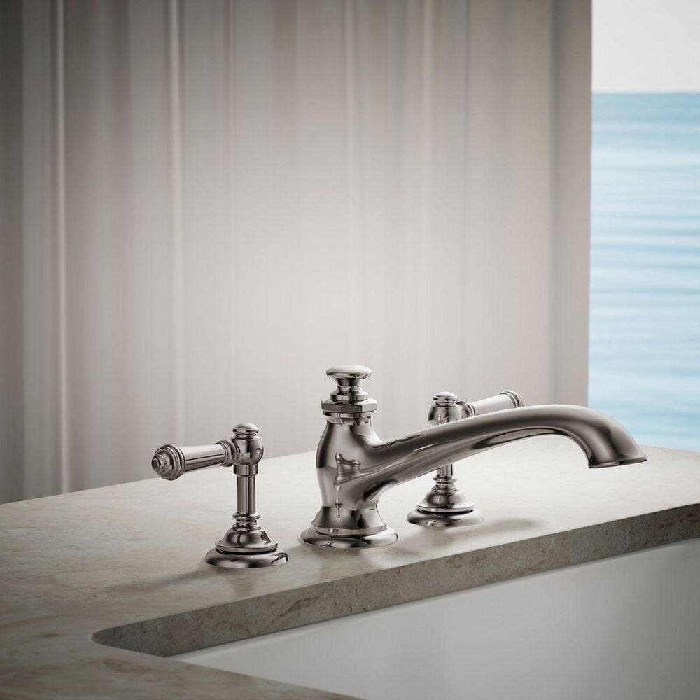 KOHLER Artifacts Deck-Mount Bath Spout With Flare Design (2)